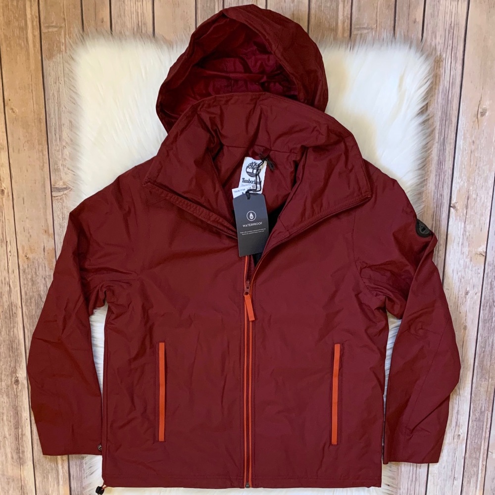 Timberland Waterproof Fleece Lined Hooded Jacket - Picture 3 of 6
